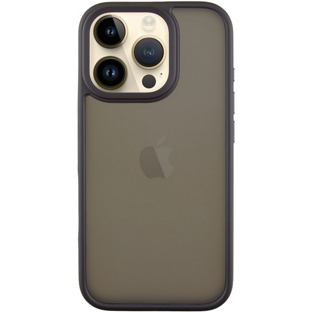 Чохол TPU+PC Metal Button iPhone 16 Pro