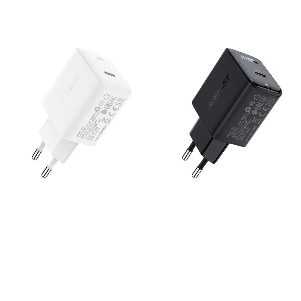 Сетевое зарядное устройство Acefast A21 GaN 30W